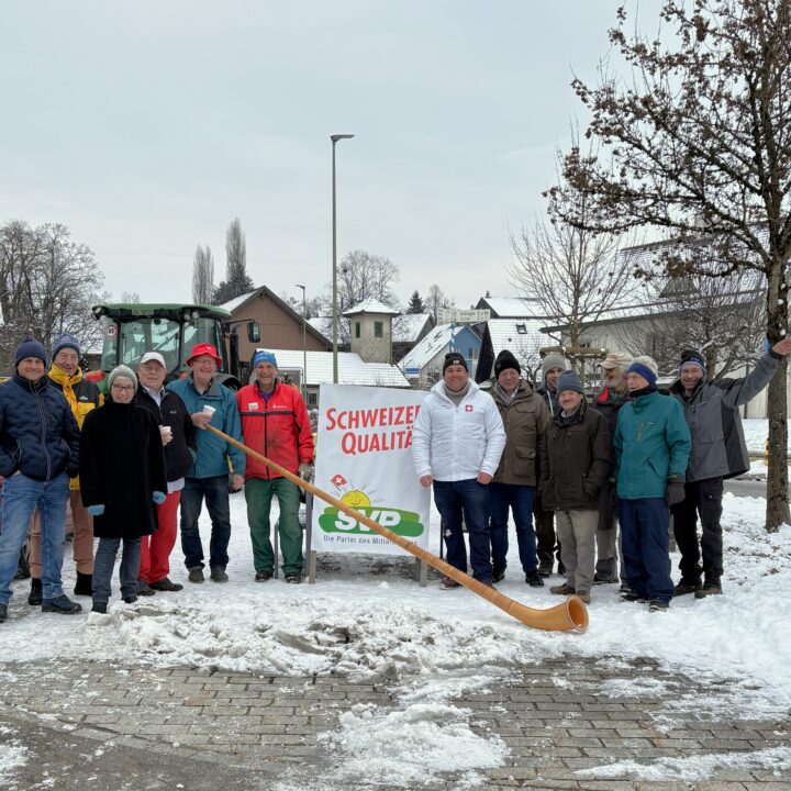 Am Dreikönigstag in allen Wachten präsent – SVP Gossau